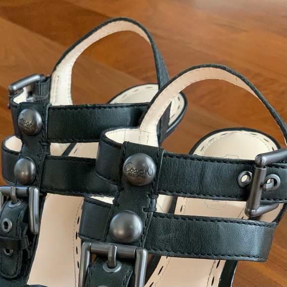 Coach heeled sandals - Picture 6 of 8
